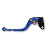 LSL Brake lever Classic R10, blue/gold, long