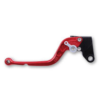 LSL Brake lever Classic R10, red/silver, long