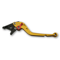 LSL Brake lever Classic R13, gold/red, long