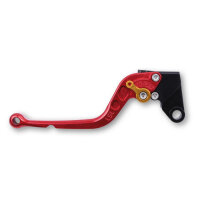LSL Brake lever Classic R13, red/gold, long