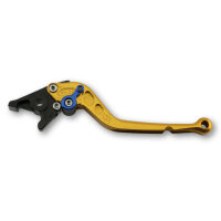 LSL Brake lever Classic R15, gold/blue, long