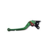 LSL Brake lever Classic R35R, green/red, long