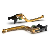LSL Clutch lever BOW L08, gold/green