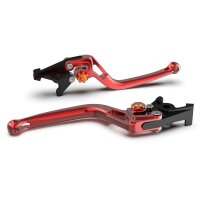 LSL Brake lever BOW R20, red/orange