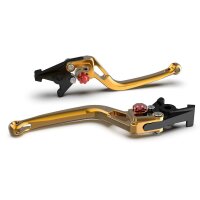 LSL Brake lever BOW R34R, gold/red