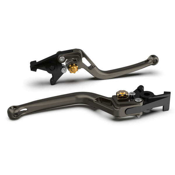LSL Brake lever BOW for Brembo 15/17/19 RCS, R37R, anthracite/gold