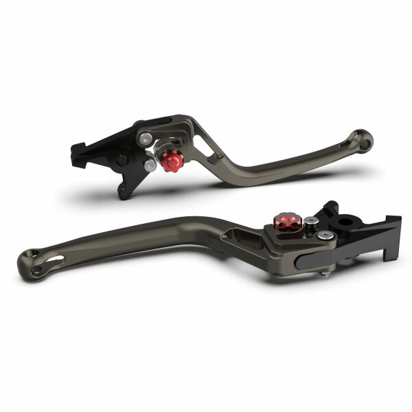 LSL Brake lever BOW for Brembo 15/17/19 RCS, R37R, anthracite/red