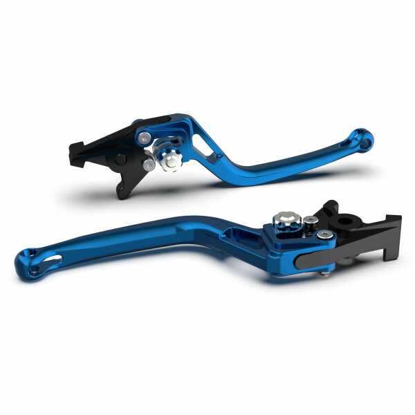 LSL Brake lever BOW for Brembo 15/17/19 RCS, R37R, blue/silver
