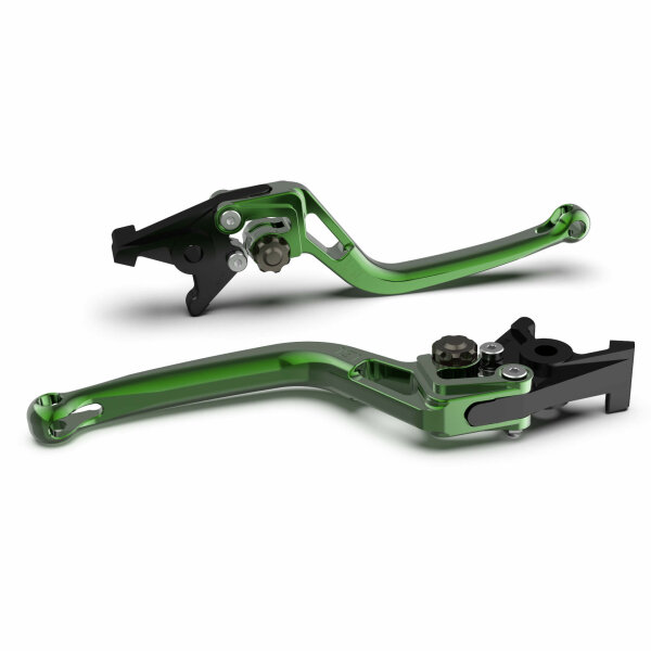 LSL Brake lever BOW for Brembo 15/17/19 RCS, R37R, green/anthracite
