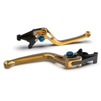 LSL Brake lever BOW R67R gold/blue