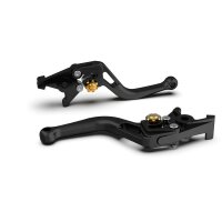 LSL Clutch lever BOW L03, short, black pearl blasted/gold