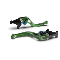 LSL Brake lever BOW R10, short, green/blue