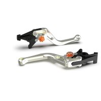 LSL Brake lever BOW R12, short, silver/orange