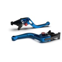 LSL Brake lever BOW R18R, short, blue/red