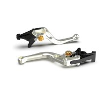 LSL Brake lever BOW R18R, short, silver/gold