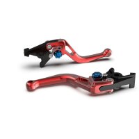 LSL Brake lever BOW R20, short, red/blue