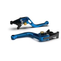 LSL Brake lever BOW R34R, short, blue/gold
