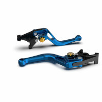 LSL Brake lever BOW for Brembo 15/17/19 RCS, R37R, short, blue/gold