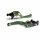 LSL Brake lever BOW for Brembo 15/17/19 RCS, R37R, short, green/orange