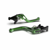 LSL Brake lever BOW for Brembo 15/17/19 RCS, R37R, short, green/silver