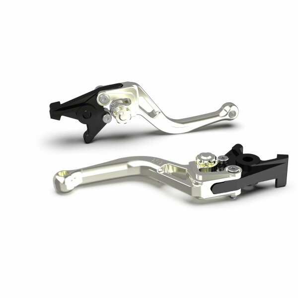 LSL Brake lever BOW for Brembo 15/17/19 RCS, R37R, short, silver/silver