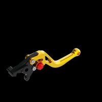 LSL Brake lever BOW short R74R, gold/red