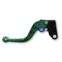 LSL Clutch lever Classic L08, green/blue, short
