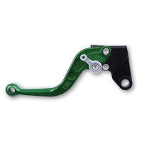 LSL Clutch lever Classic L45R, green/silver, short