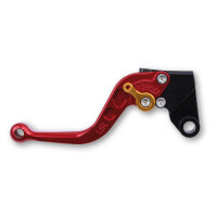 LSL Brake lever Classic R09, red/gold, short