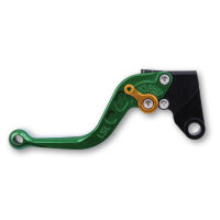 LSL Brake lever Classic R13, green/gold, short