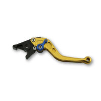 LSL Brake lever Classic R35R, gold/blue, short