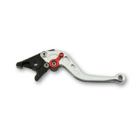 LSL Brake lever Classic R51, silver/red, short