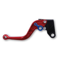 LSL Brake lever R75, short, red / blue