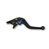 LSL Brake lever R75, short, black / blue