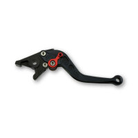 LSL Brake lever R75, short, black / red