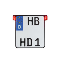 HeinzBikes ALL-INN 2.0 License plate holder with rear...