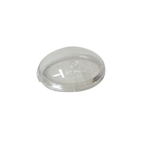 SHIN YO Indicator glass, oval, clear, E-approved for 202-225