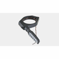 DAYTONA Fork clamp set with turn signal holder aluminium black 59 mm