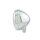 HIGHSIDER 5 3/4 inch LED headlamp PECOS TYPE 5, chrome, black bezel, lower fix.