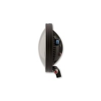 HIGHSIDER 7 inch LED main headlight FRAME-R1 type 8, black, bottom mounting