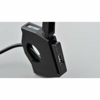 DAYTONA SLIM TYPE 1-way USB socket for handlebar mounting