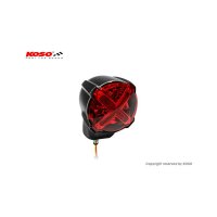 KOSO LED tail light GT-02S, with holder, red glass