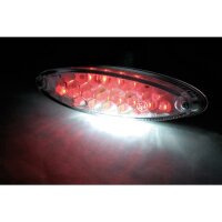 SHIN YO NUMBER1 LED mini tail light, with license plate light, clear glass.