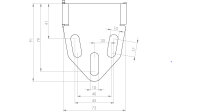 HIGHSIDER AKRON-RS PRO, Kennzeichenhalter Universal Typ 5, inkl. Kennzeichenbeleuchtung
