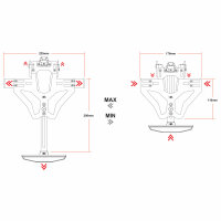 LSL MANTIS-RS PRO für Honda CB 1000 R 18-20, inkl. Kennzeichenbeleuchtung