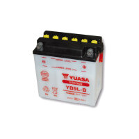 YUASA Batterie YB 9L-B ohne Säurepack