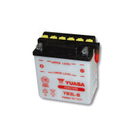YUASA Battery YB 3L-B without acid pack