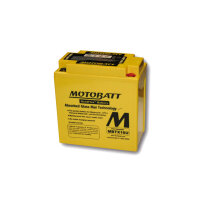 MOTOBATT Battery MBTX16U, 4-pole