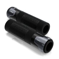 HIGHSIDER AKRON handlebar grip rubber, 7/8 inch (22.2 mm), 132 mm, titanium