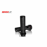 KOSO heated grips Titan-X for Harley Davidson with integrated switch, black